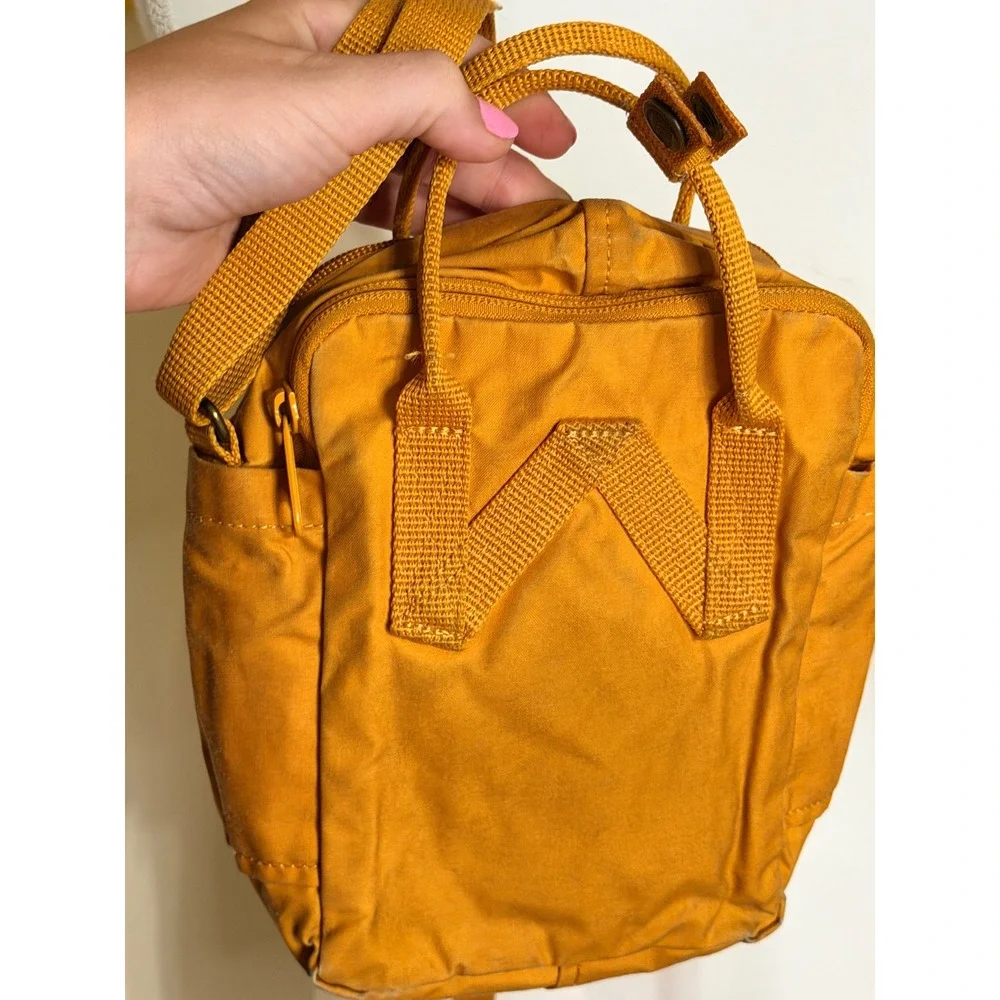 Fjallraven Kanken Sling Crossbody Bag Ochre Yellow Mini Shoulder Bag 23797